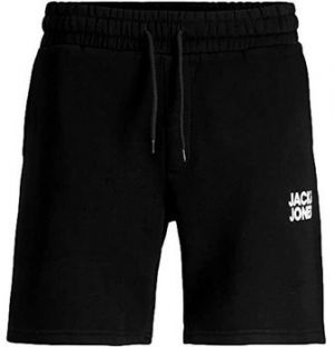 Šortky/Bermudy Jack & Jones  PANTALON NEGRO HOMBRE JACKJONES 12186787