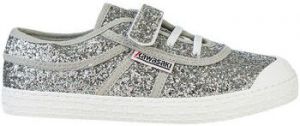 Módne tenisky Kawasaki  Glitter Kids Shoe W/Elastic K202586 8889 Silver