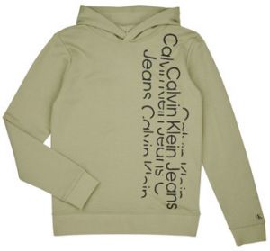 Mikiny Calvin Klein Jeans  REPEAT INSTITUTIONAL LOGO HOODIE