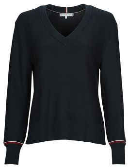 Mikiny Tommy Hilfiger  GLOBAL STP V-NK SWEATER