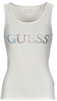 Tielka a tričká bez rukávov Guess  COLORFUL LOGO TANK TOP