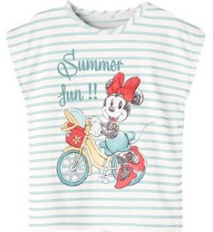 Tričká s krátkym rukávom Name it  CAMISETA AZUL MINNIE NIA  13203459