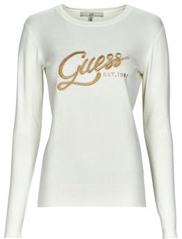 Mikiny Guess  LS EDIE RN TONAL LOGO SWTR