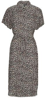 Dlhé šaty Vero Moda  VMBUMPY SS CALF SHIRT DRESS NOOS