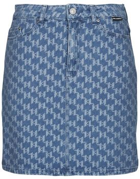 Sukňa Karl Lagerfeld  MONOGRAM JCQ DENIM SKIRT