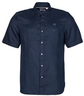 Košele s krátkym rukávom Timberland  SS Mill River Linen Shirt Slim