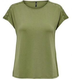 Tričká s krátkym rukávom Only  BLUSA VERDE MUJER  15289589