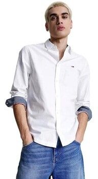 Košele s dlhým rukávom Tommy Jeans  CAMISA HOMBRE   OXFORD DM0DM15408