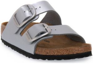 Šľapky Birkenstock  ARIZONA METALLIC SILVER CALZ S