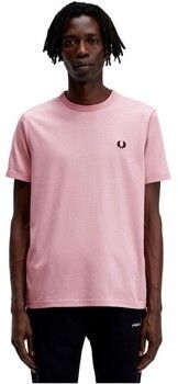 Tričká s krátkym rukávom Fred Perry  CAMISETA ROSA HOMBRE   RINGER M3519