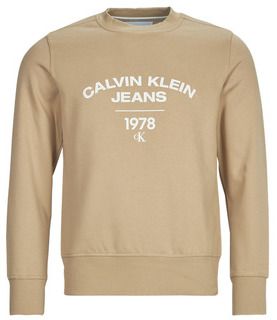 Mikiny Calvin Klein Jeans  VARSITY CURVE CREW NECK