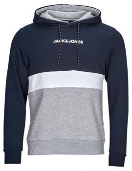 Mikiny Jack & Jones  JJEREID BLOCKING SWEAT HOOD