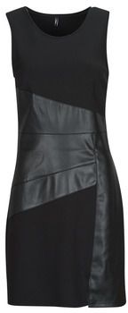 Krátke šaty Only  ONLMARIANNE FAUX LEATHER MIX DRESS OTW