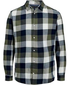 Košele s dlhým rukávom Jack & Jones  CAMISA CUADROS HOMBRE JACK   JONES 12235965