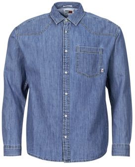 Košele s dlhým rukávom Tommy Jeans  TJM RLX WESTERN DENIM SHIRT