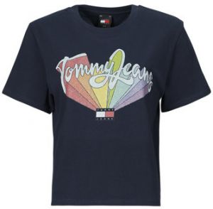 Tričká s krátkym rukávom Tommy Jeans  TJW BXY RAINBOW FLAG TEE