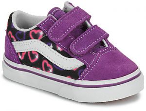 Nízke tenisky Vans  Old Skool V Neon Hearts PURPLE/MULTI