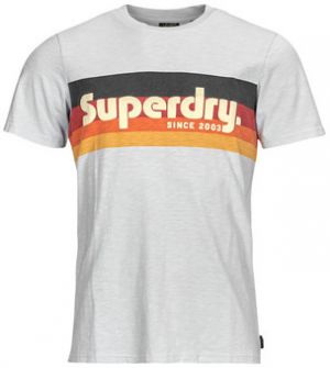 Tričká s krátkym rukávom Superdry  CALI STRIPED LOGO T SHIRT