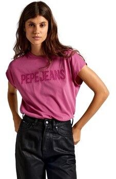 Tričká s krátkym rukávom Pepe jeans  CAMISETA MUJER LILIHT   PL505837