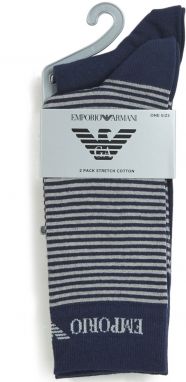 Ponožky Emporio Armani  CC114-PACK DE 2