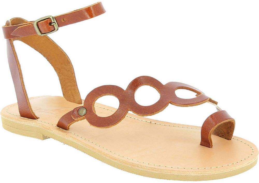 Sandále Attica Sandals  APHRODITE CALF DK-BROWN