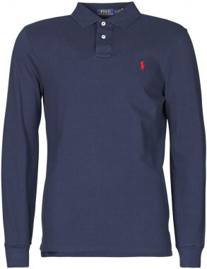 Polokošele s dlhým rukávom Polo Ralph Lauren  POLO AJUSTE DROIT EN COTON BASIC MESH LOGO PONY PLAYER