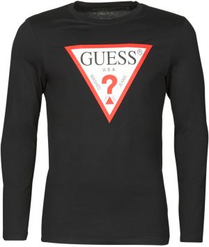 Tričká s dlhým rukávom Guess  CN LS ORIGINAL LOGO TEE