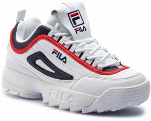 Sneakersy FILA - Disruptor Cb Low 1010575.01M White/Fila Navy/Fila Red