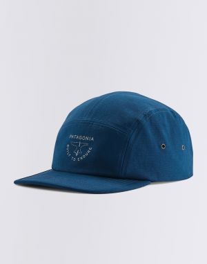 Patagonia Graphic Maclure Hat Forge Mark Crest: Lagom Blue