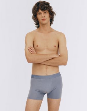 Organic Basics Soft Touch Boxers 3-pack Black/Misty Blue/ Brick