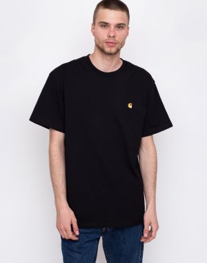 Carhartt WIP S/S Chase T-Shirt Black / Gold
