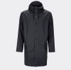 Čierny vodeodolný kabát Long Jacket galéria