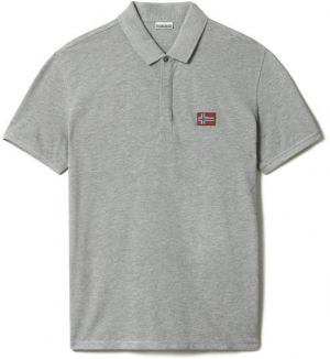 Napapijri EBEA Pánske polo tričko, sivá, veľkosť
