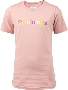 Columbia SWEAT PINES GRAPHIC SHORT SLEEVE TEE Detské tričko, ružová, veľkosť