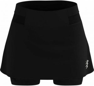 Compressport PERFORMANCE SKIRT W Dámska bežecká sukňa, čierna, veľkosť