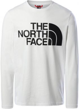 The North Face M STANDARD LS TEE Pánske tričko s dlhým rukávom, biela, veľkosť