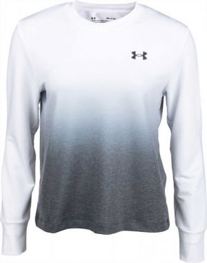 Under Armour RIVAL TERRY GRADIENT CREW Dámska mikina, biela, veľkosť