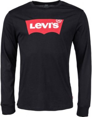 Levi's® LS STD GRAPHIC TEE Pánske tričko s dlhým rukávom, čierna, veľkosť