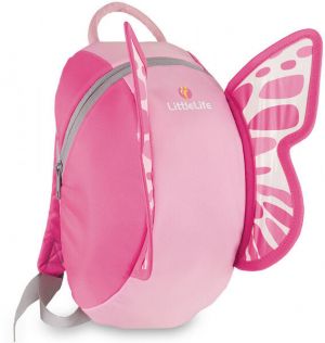 LITTLELIFE BUTTERFLY 6L Detský batoh, ružová, veľkosť