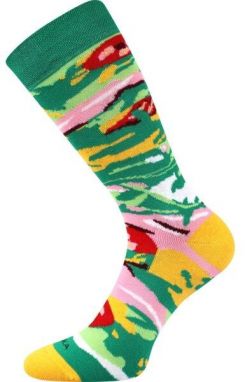 Lonka PIZZA ITALIAN Pánske ponožky, zelená, veľkosť