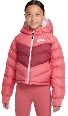 Nike NSW SYNFL HD JKT G Dievčenská  bunda, ružová, veľkosť