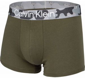 Calvin Klein TRUNK Pánske boxerky, khaki, veľkosť