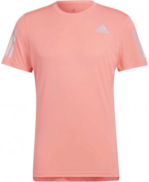 adidas OWN THE RUN TEE Pánske bežecké tričko, lososová, veľkosť