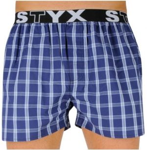 Styx MEN'S BOXERS SHORTS SPORTS RUBBER Pánske trenky, modrá, veľkosť