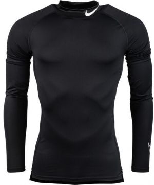 Nike NP DF TIGHT LS MOCK M Pánske tréningové tričko, čierna, veľkosť