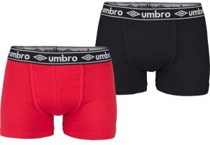 Umbro BOXER SHORT 2 PACK Pánske boxerky, čierna, veľkosť