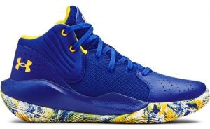 Under Armour JET21 Chlapčenská basketbalová obuv, modrá, veľkosť 36