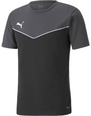 Puma INDIVIDUAL RISE JERSEY Futbalové tričko, čierna, veľkosť