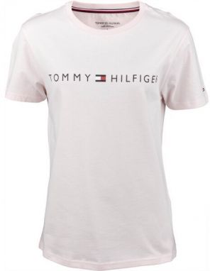 Tommy Hilfiger CN SS TEE LOGO Pánske tričko, ružová, veľkosť