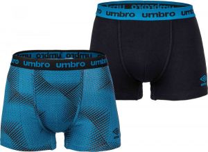 Umbro BOXER SHORT 2 PACK Pánske boxerky, čierna, veľkosť